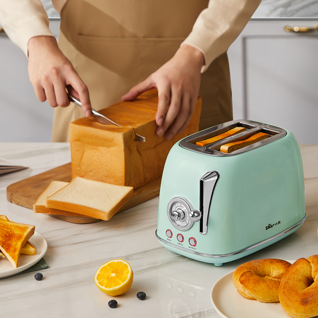 Mulakan hari anda dengan Bear 2 Slices Retro Toaster