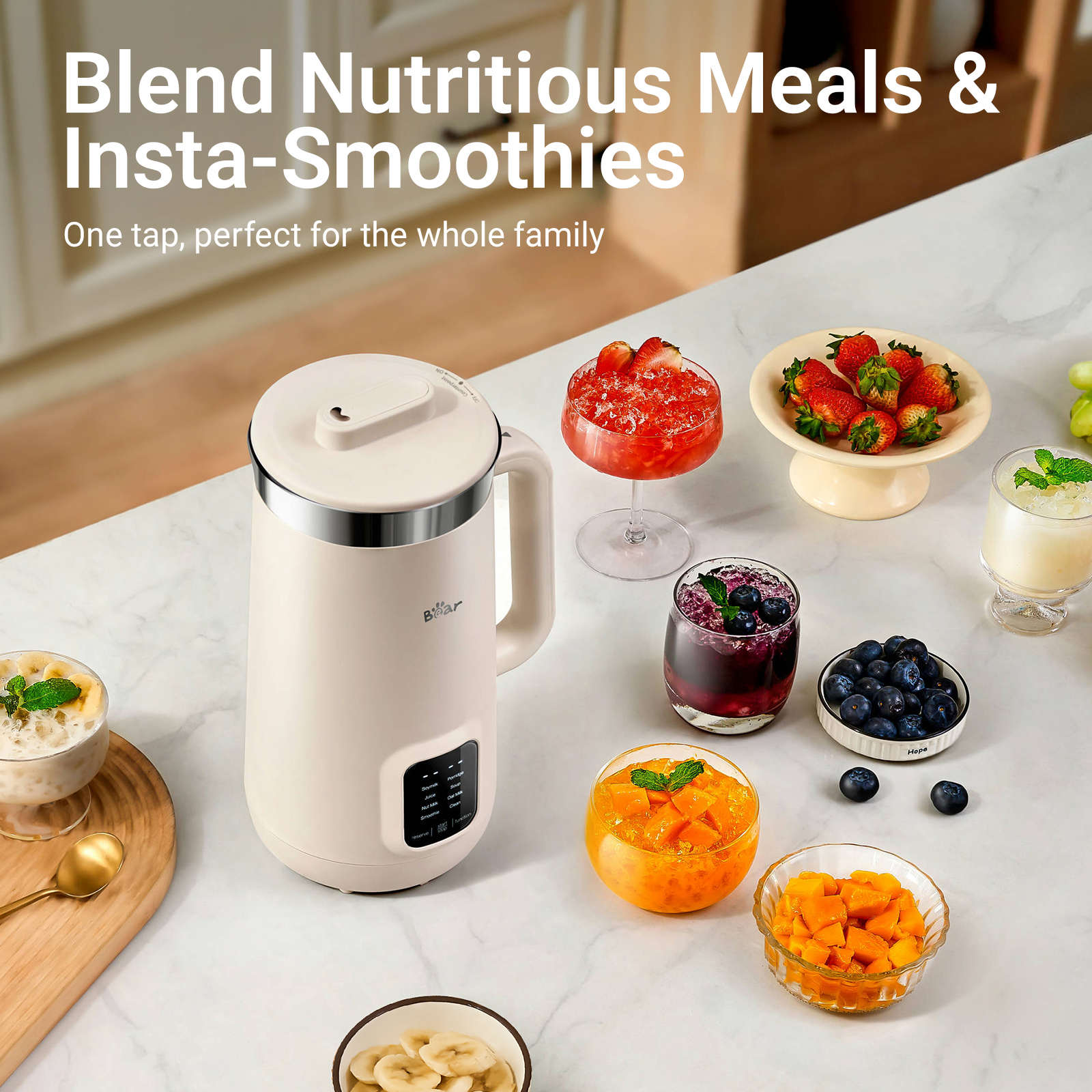 Mesin Pembuat Susu Kacang Bear 8 dalam 1